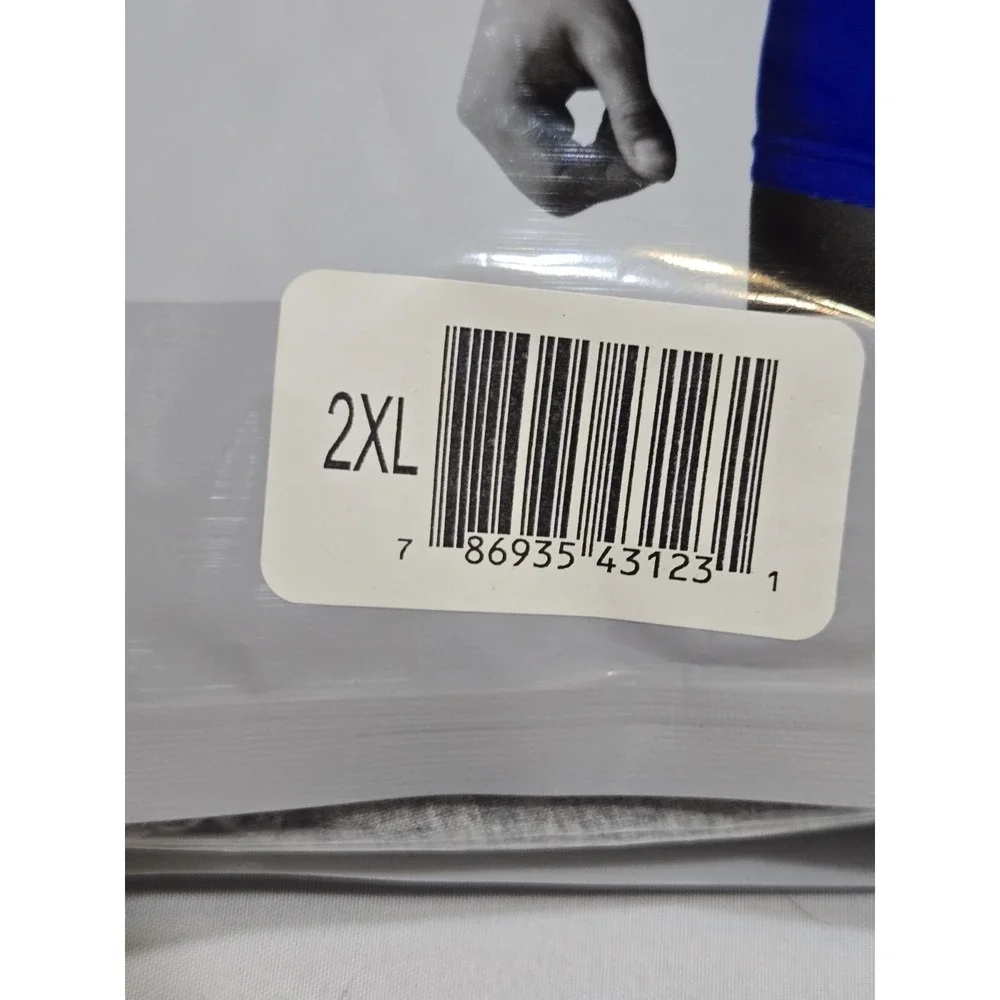 Blue Rock Comfort Perfect Rise Boxer Briefs 2XL Grey Cotton Stretch Underwear